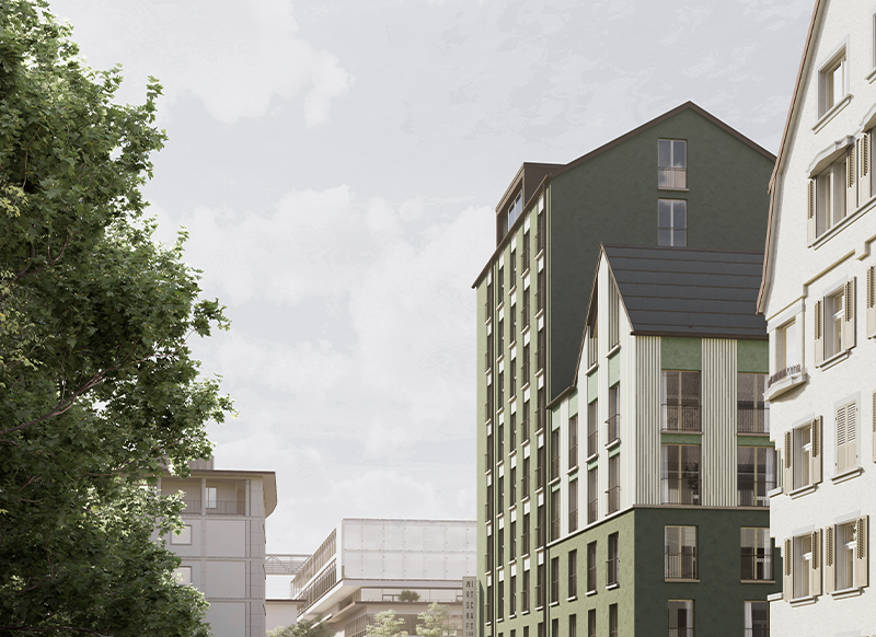 Ensemble de logements à la Edenstrasse